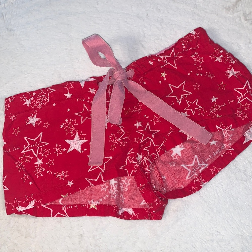 Small Victoria’s Secret PINK VINTAGE 99% cotton Stars Pajama shorts